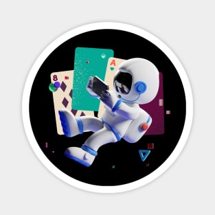 Cute Astronaut Gaming Magnet